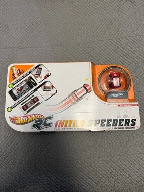 Hot Wheels RC iNitro Speeders Mini Cooper Toy - Red and White